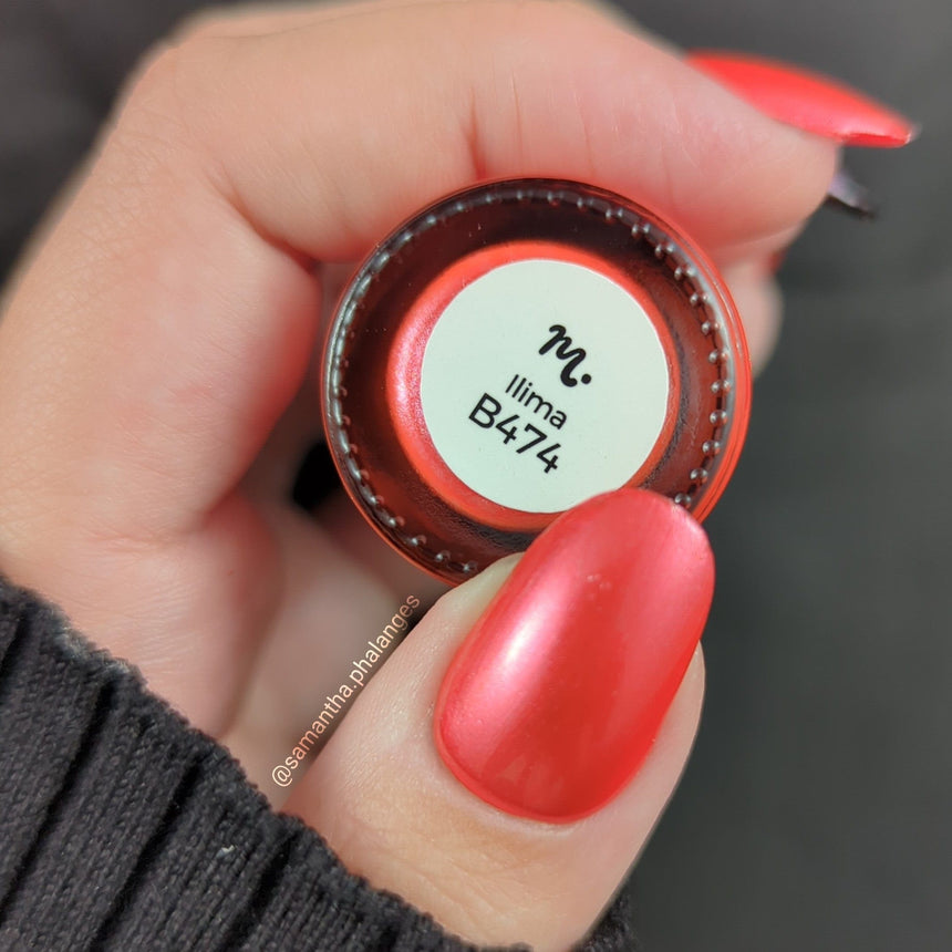 Ilima (B474) - Red Pearl Stamping Polish