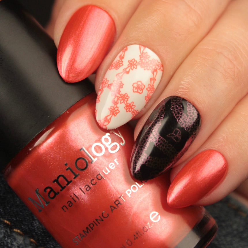 Ilima (B474) - Red Pearl Stamping Polish