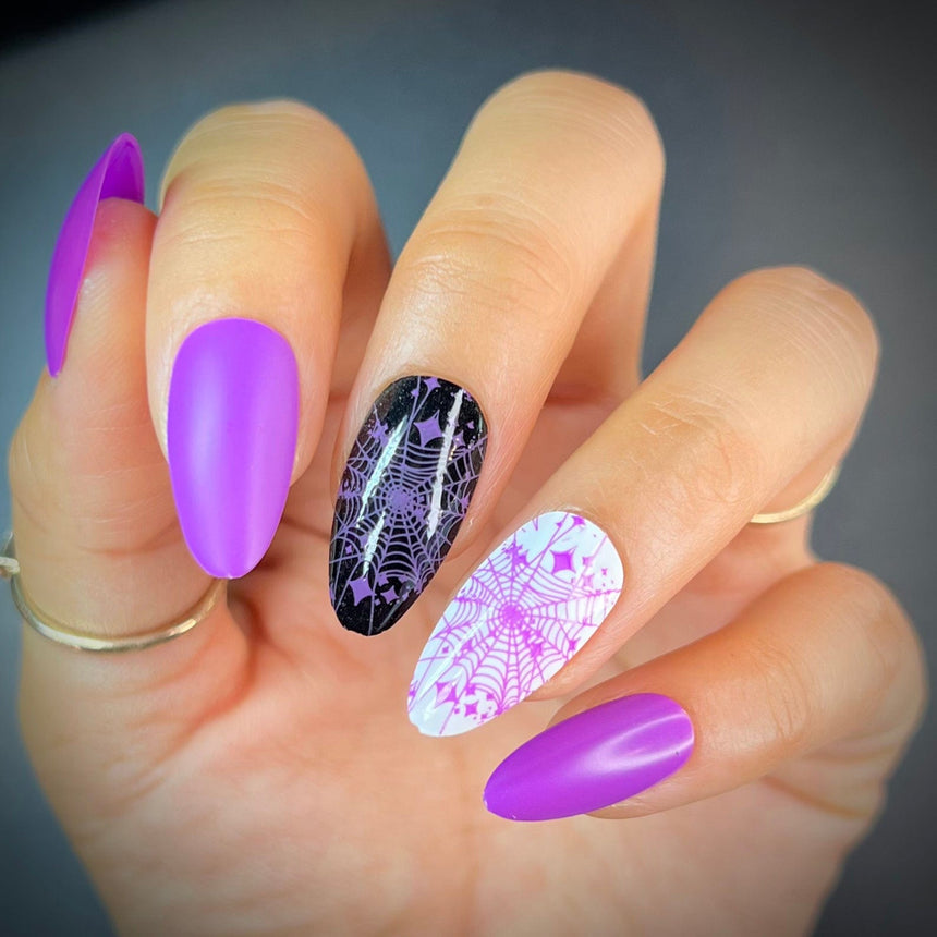 Illusionist: Charmed (B486) - Purple Cream Stamping Polish