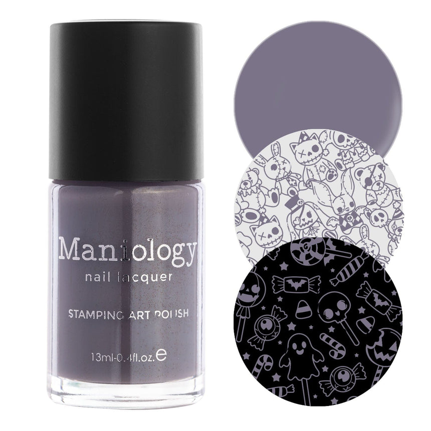 Illusionist: Smoke Show (B488) - Gray Cream Stamping Polish