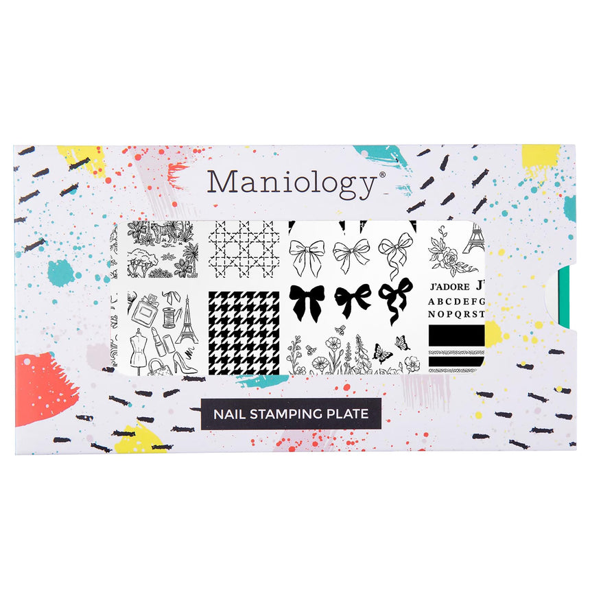 J'adore La Mode (M725) - Nail Stamping Plate