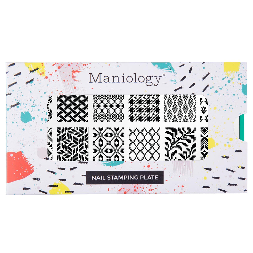 Jacquard Knits (M647) - Nail Stamping Plate