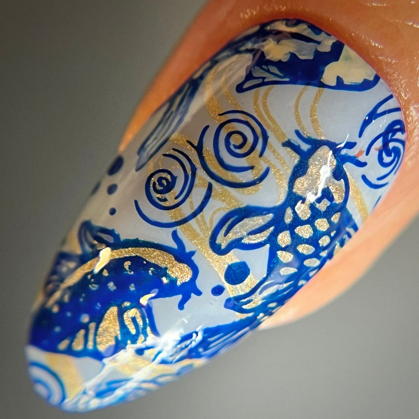 Japanese Ceramics (M459) - Nail Stamping Plate