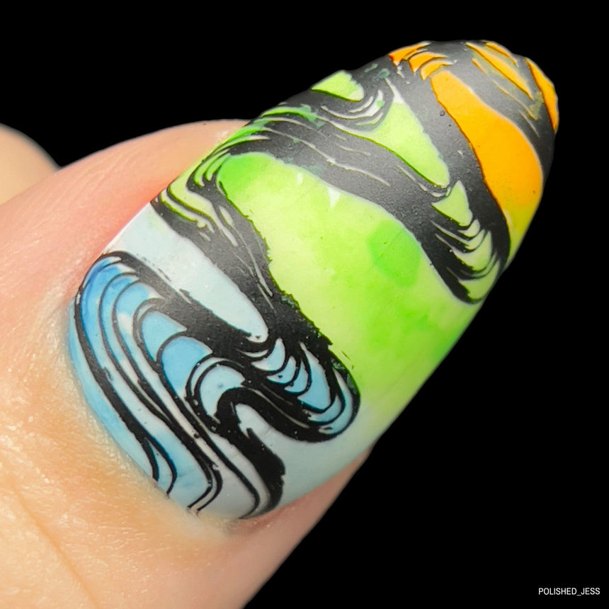 Japanese Ceramics (M459) - Nail Stamping Plate