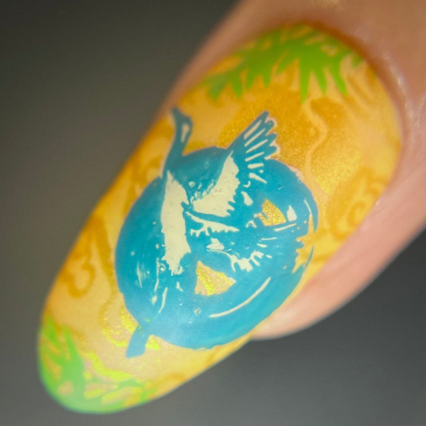 Japanese Porcelain (M460) - Nail Stamping Plate