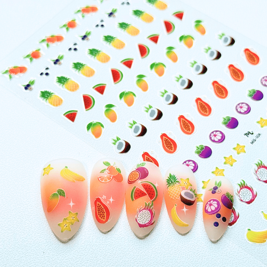 Juicy Bits (MS-106) - Nail Art Sticker