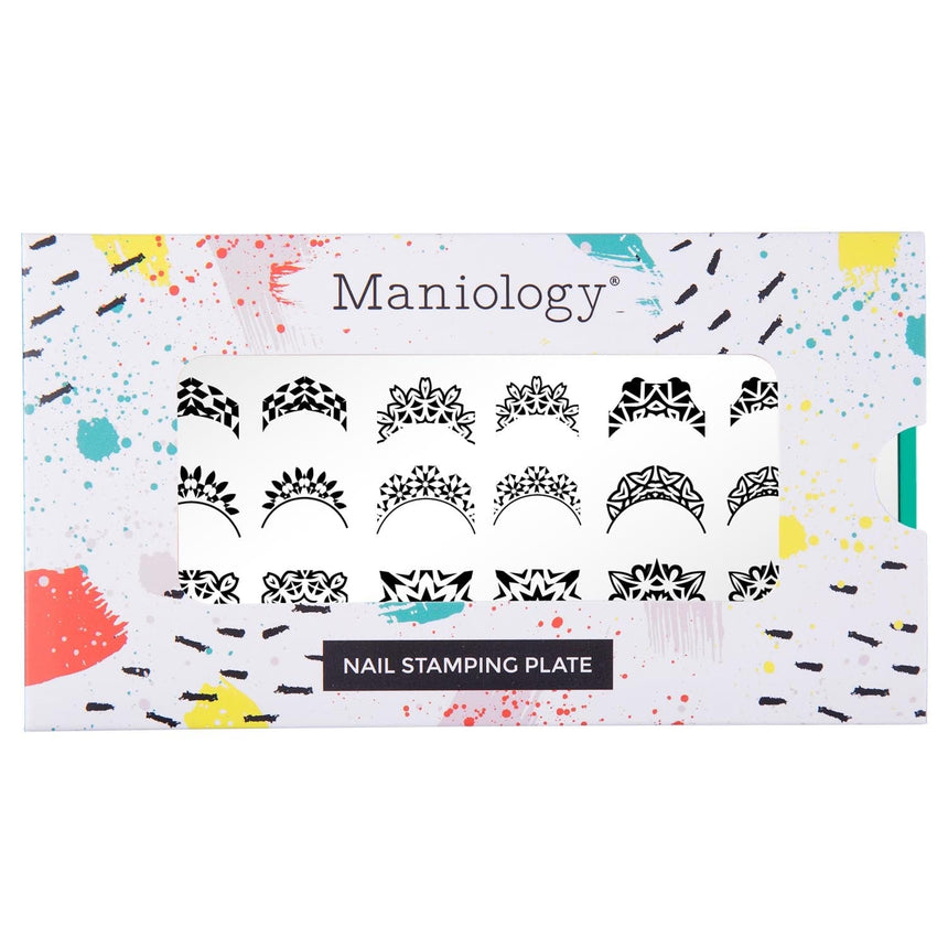 Kaleidoscope French (M461) - Nail Stamping Plate