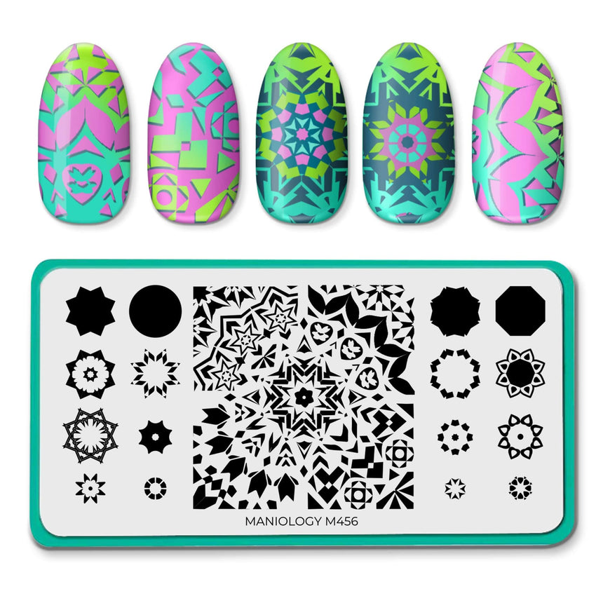 Kaleidoscope (M456) - Nail Stamping Plate