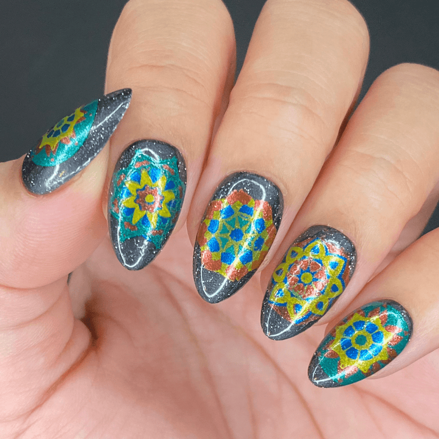 Kaleidoscope (M456) - Nail Stamping Plate