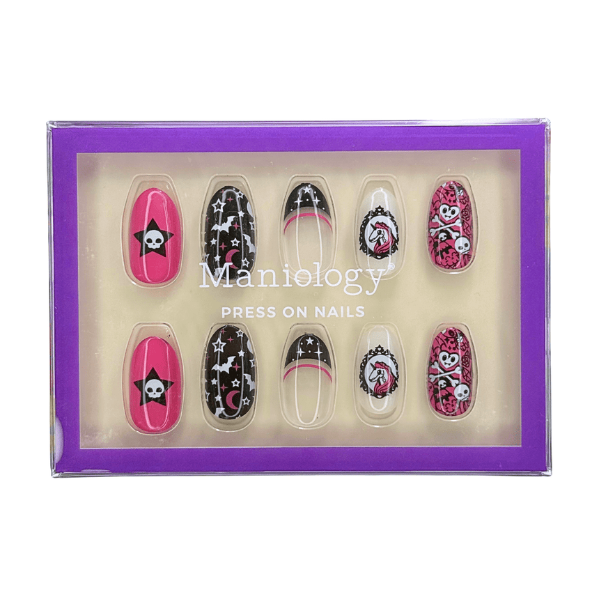 Kawaii Creepies Press On Nails - Short Round