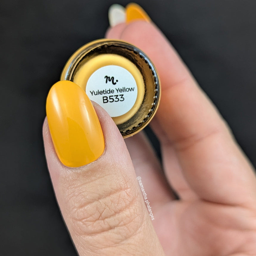 Kitschmas: Yuletide Yellow (B533) - Yellow Cream Stamping Polish