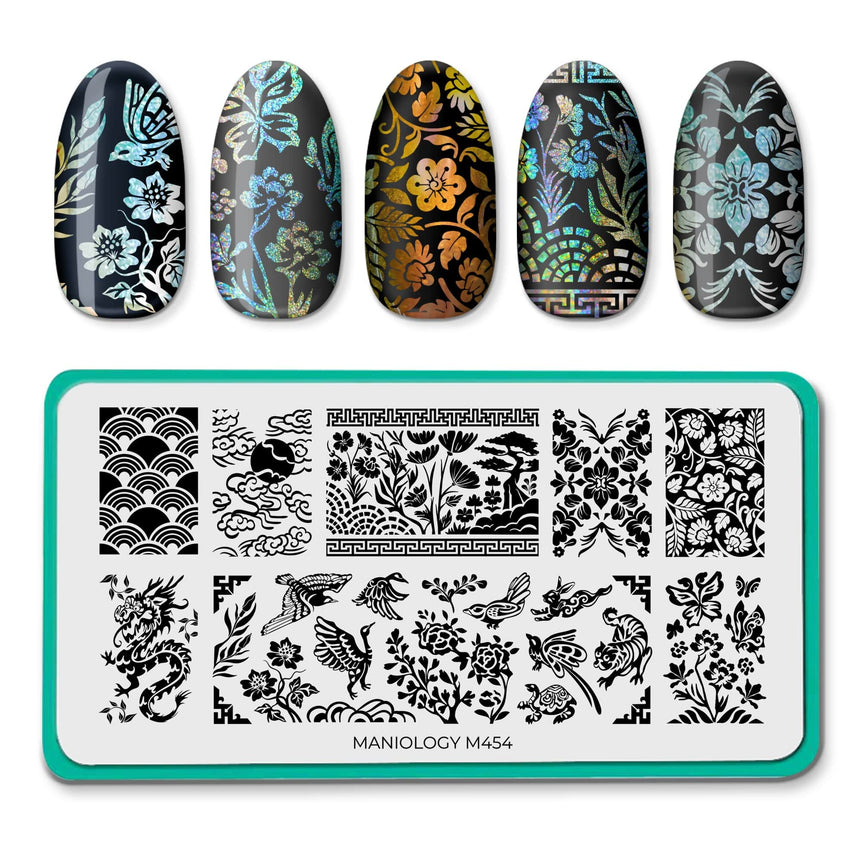 Korean Lacquerware (M454) - Nail Stamping Plate