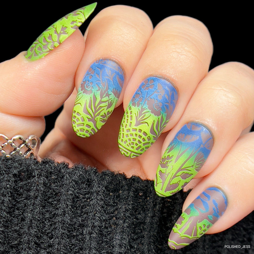 Korean Lacquerware (M454) - Nail Stamping Plate