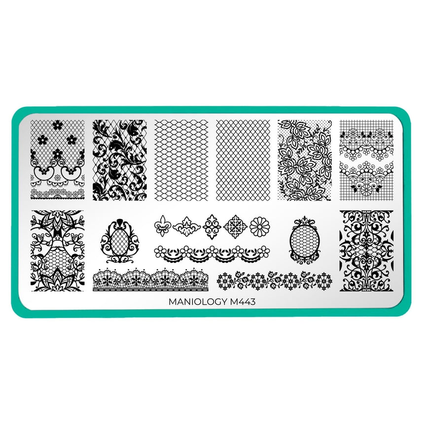 Lacey Details (M443) - Nail Stamping Plate