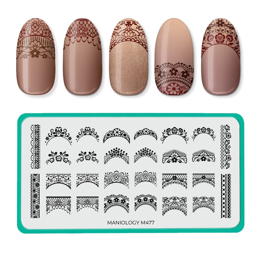 Lacey French (M477) - Nail Stamping Plate