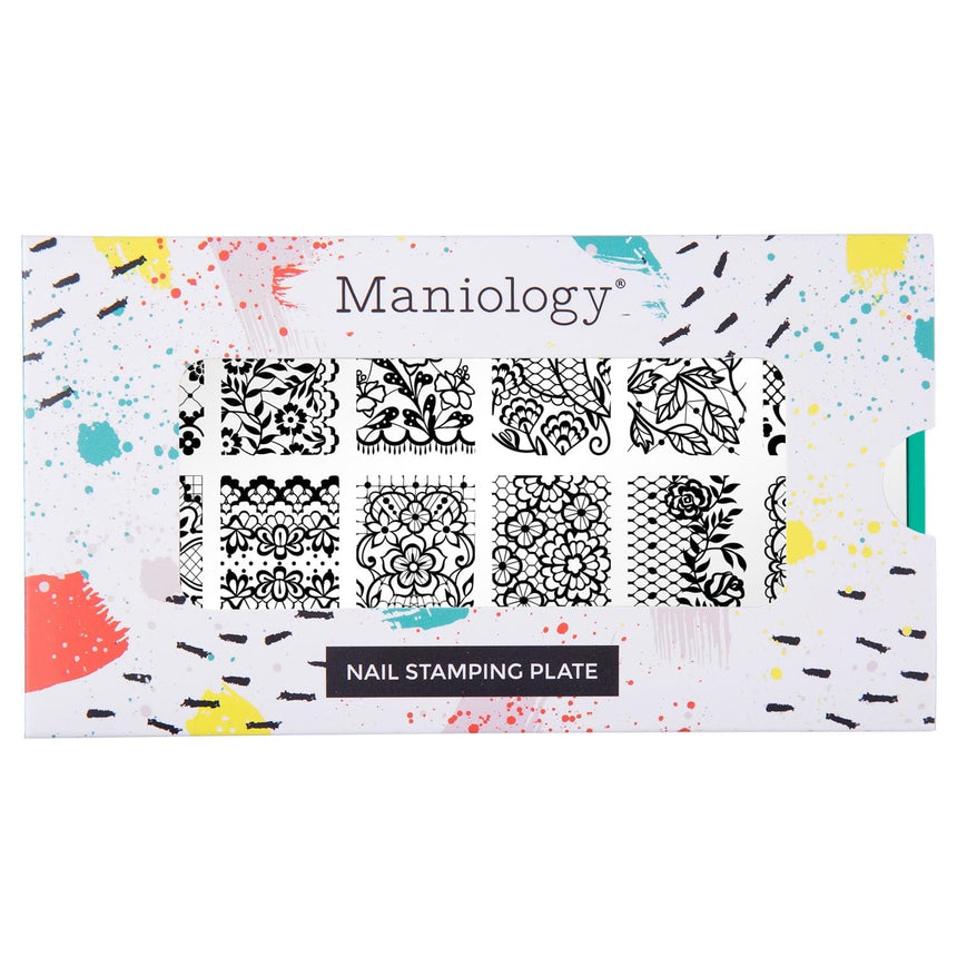 Lacey Lovers (M450) - Nail Stamping Plate