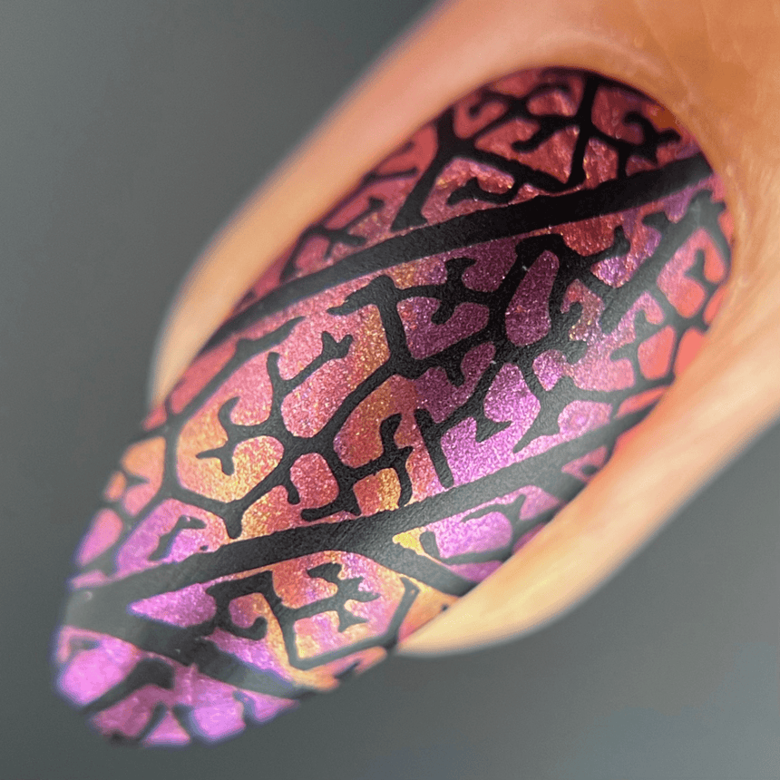 Leaf Skeletons (M404) - Nail Stamping Plate
