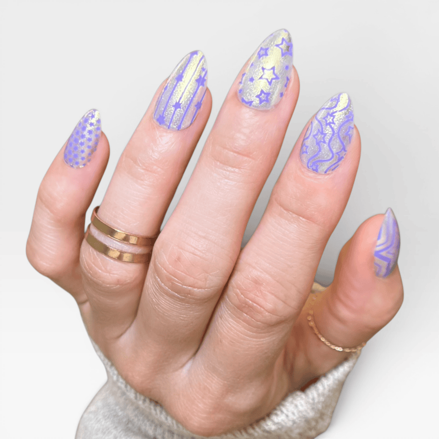 Liberty Lines (M703) - Nail Stamping Plate