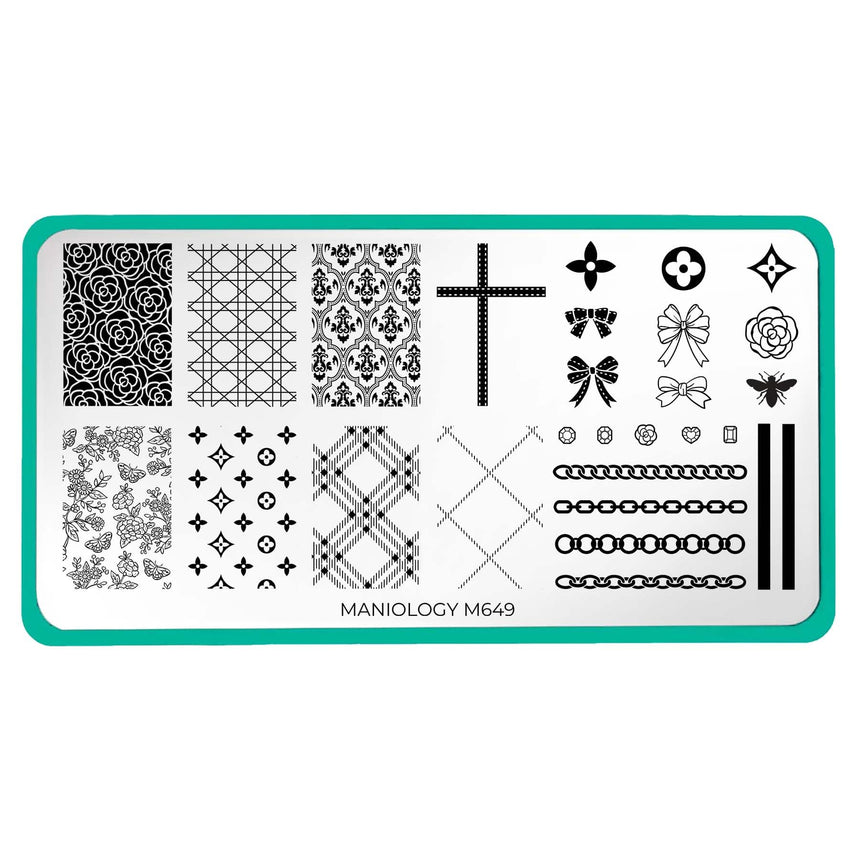 Life of Luxury (M649) - Nail Stamping Plate