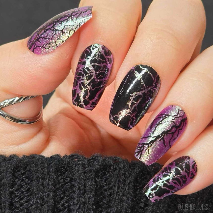 Lightning Strikes (M572) - Nail Stamping Plate