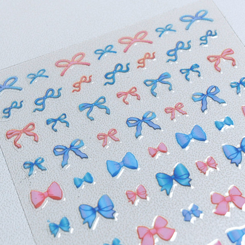 Little Ribbons (MS-129) - Nail Art Sticker