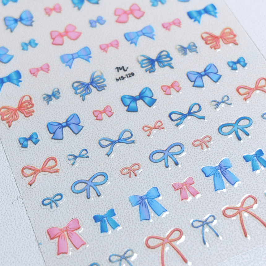 Little Ribbons (MS-129) - Nail Art Sticker