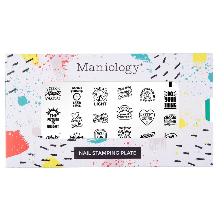 Live, Love and Stamp (M501) - Nail Stamping Plate