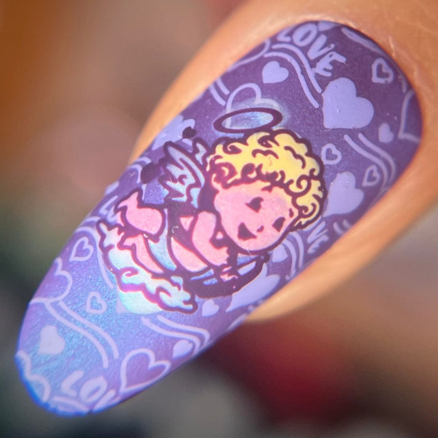 Love Bomb (M563) - Nail Stamping Plate