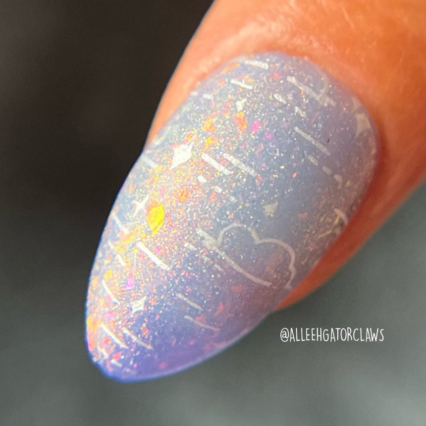 Loving Memories (M368) - Nail Stamping Plate