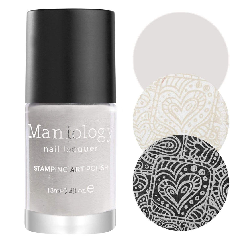 Luna (B327) - Creamy Gray Stamping Polish