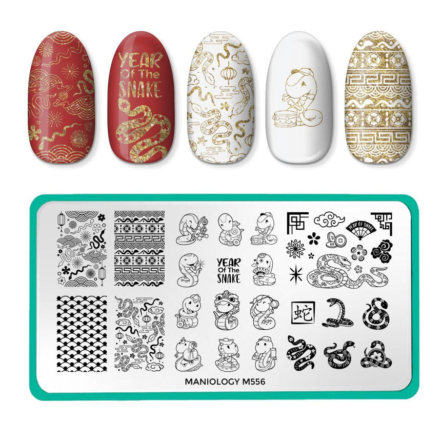 Lunar New Year: Year of the Snake (M556) - Nail Stamping Plate