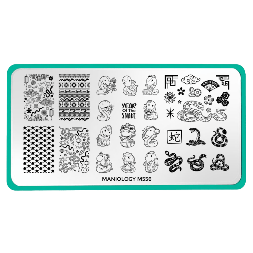 Lunar New Year: Year of the Snake (M556) - Nail Stamping Plate