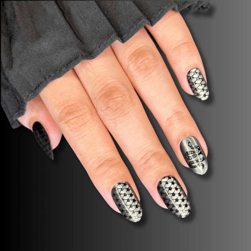 Lunar New Year: Year of the Snake (M556) - Nail Stamping Plate