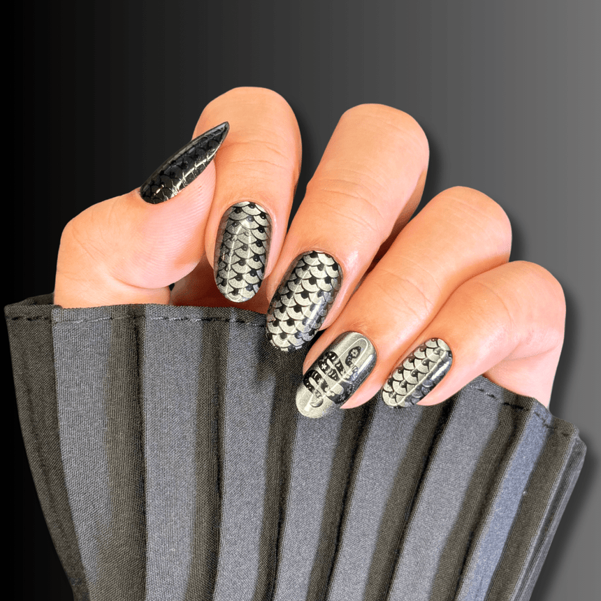 Lunar New Year: Year of the Snake (M556) - Nail Stamping Plate