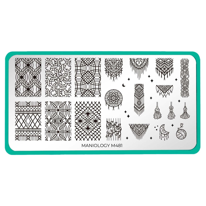 Macrame (M481) - Nail Stamping Plate
