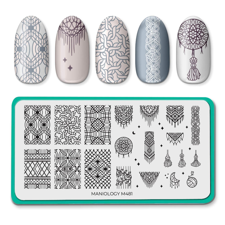 Macrame (M481) - Nail Stamping Plate