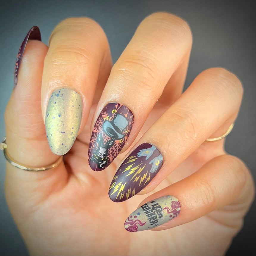 Magic Show (M410) - Nail Stamping Plate