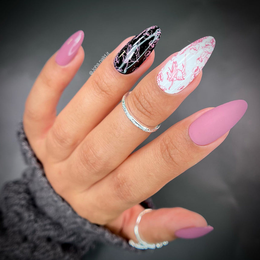 Fae (B470) - Cream Pink Stamping Polish