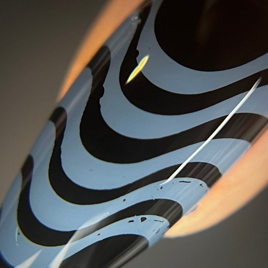 Raindrop (B510) - Cream Blue Stamping Polish