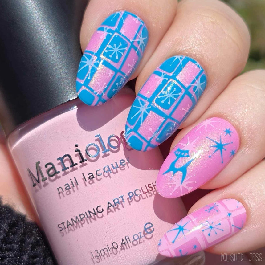 Powder Puff (B547) - Cream Pink Stamping Polish