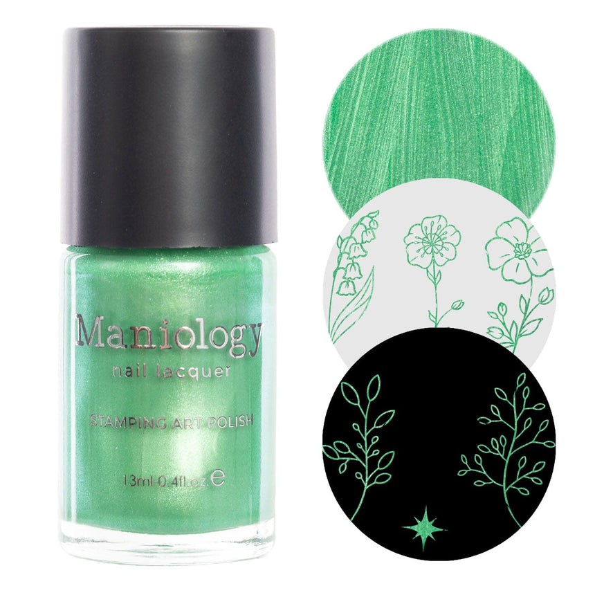 Willow (B501) - Duochrome Green Stamping Polish