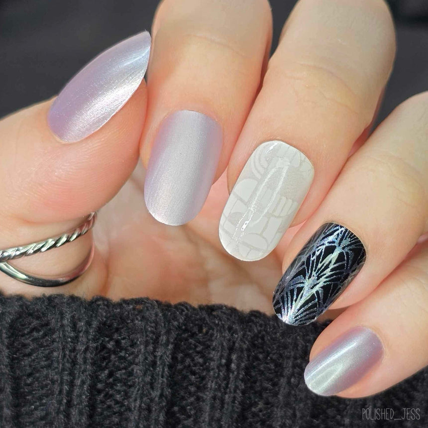Silver Screen (B541) - Metallic Silver Stamping Polish