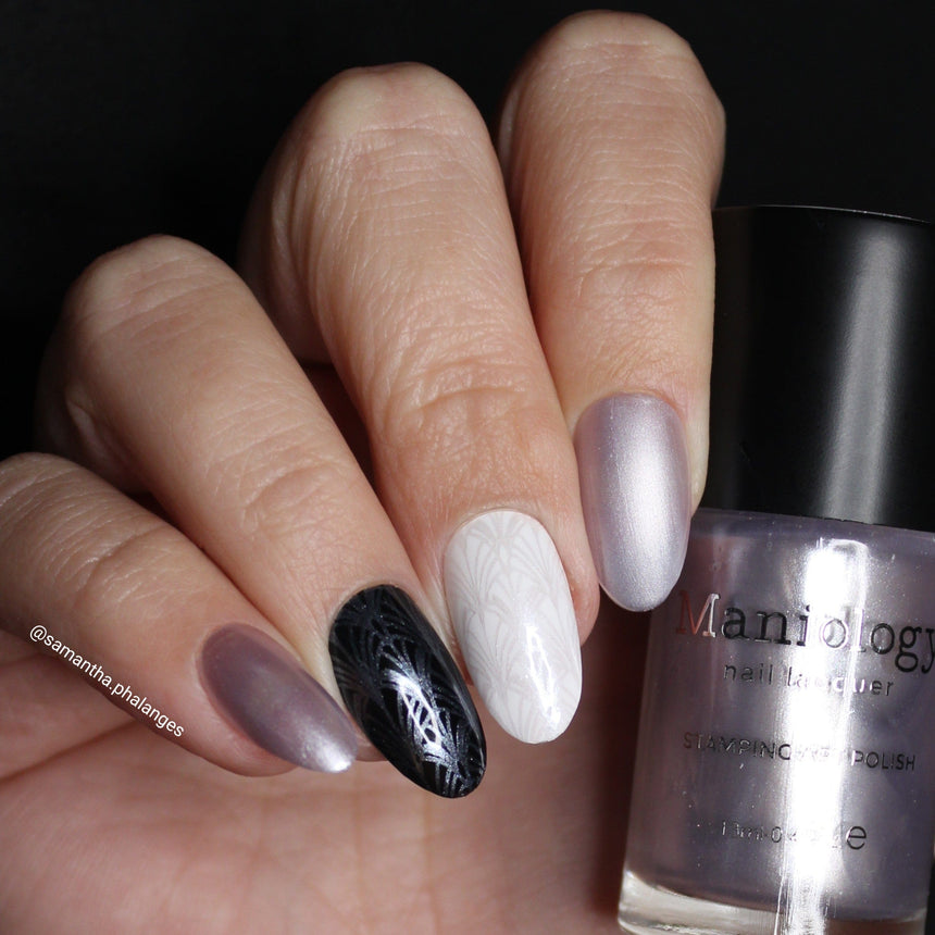 Silver Screen (B541) - Metallic Silver Stamping Polish