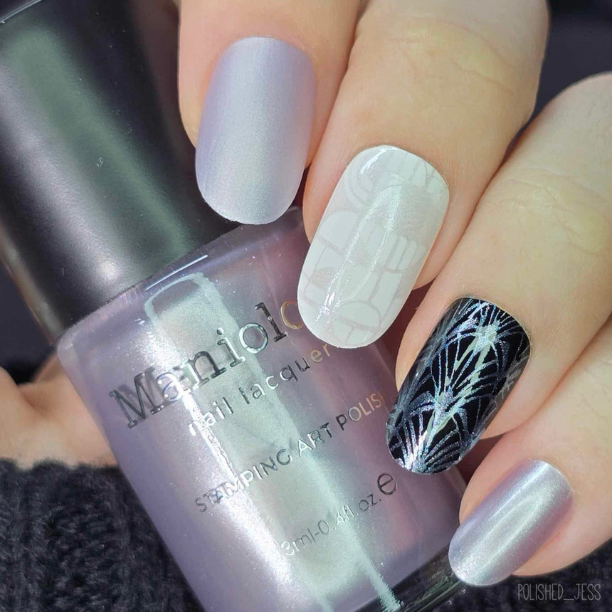 Silver Screen (B541) - Metallic Silver Stamping Polish