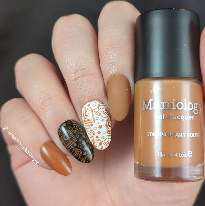 Catnap (B503) - Caramel Orange Stamping Polish