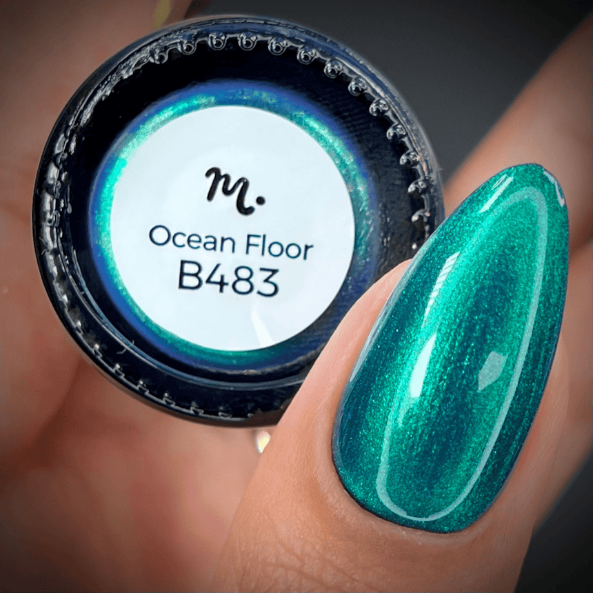 Ocean Floor (B483) - Duochrome Dark Teal Stamping Polish