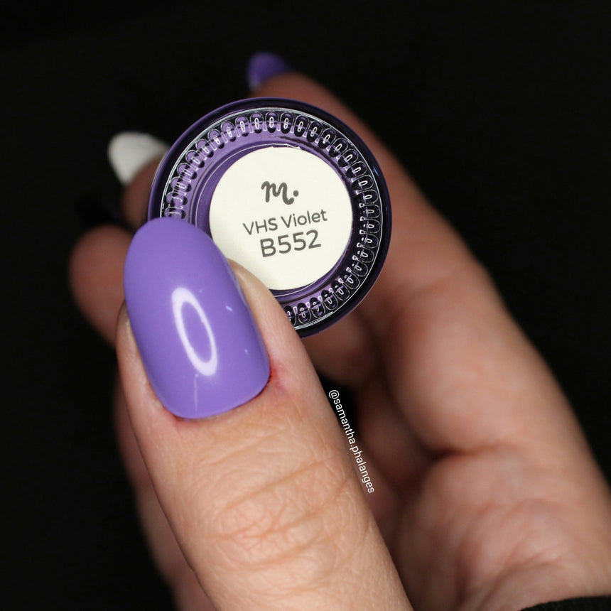 VHS Violet (B552) - Cream Purple Stamping Polish