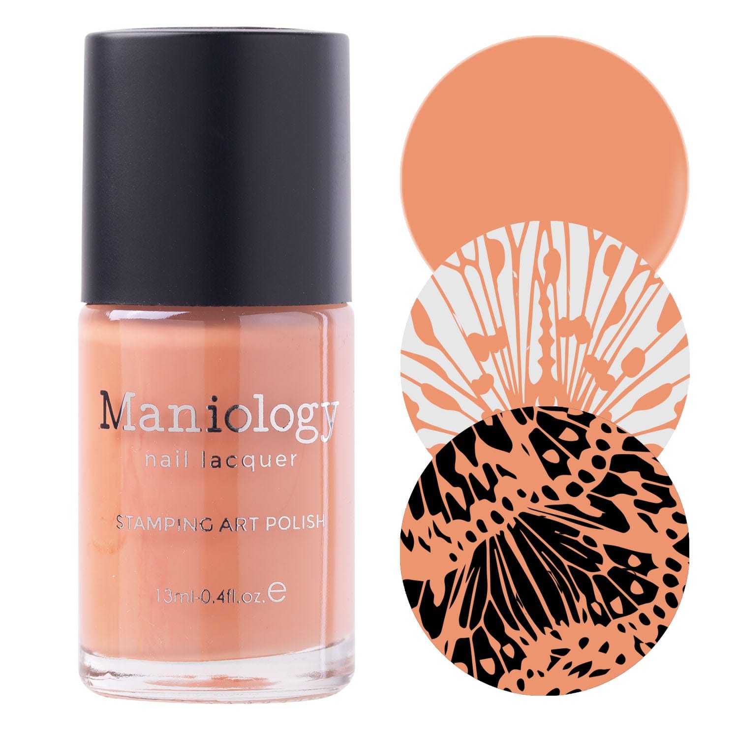 Nectar (B506) - Cream Peachy Orange Stamping Polish – Maniology
