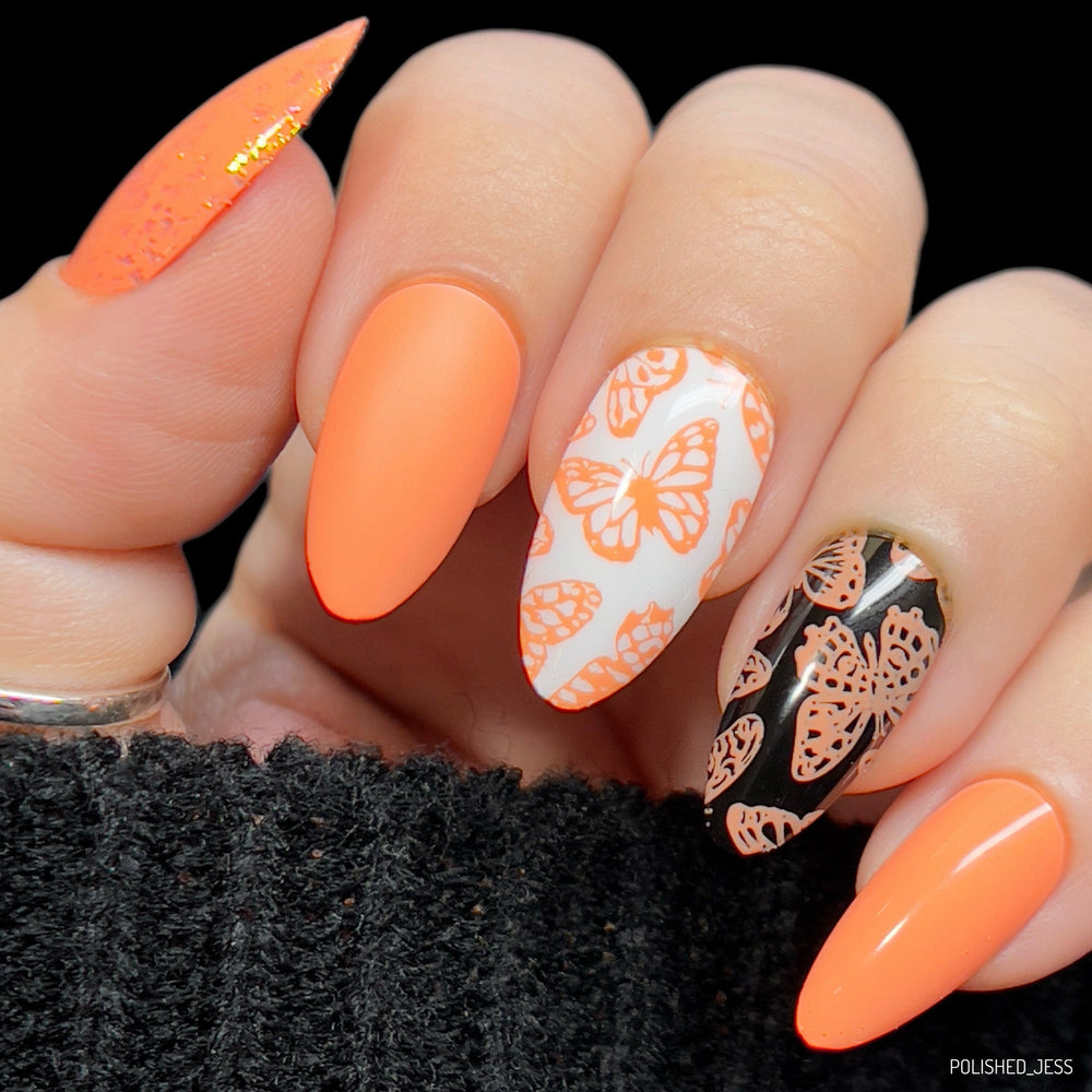 Nectar (B506) - Cream Peachy Orange Stamping Polish