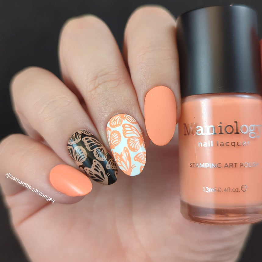 Nectar (B506) - Cream Peachy Orange Stamping Polish